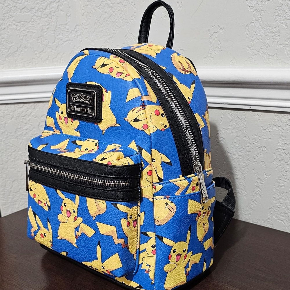 Loungefly Pokémon Blue and Yellow Backpack - Picture 2 of 8